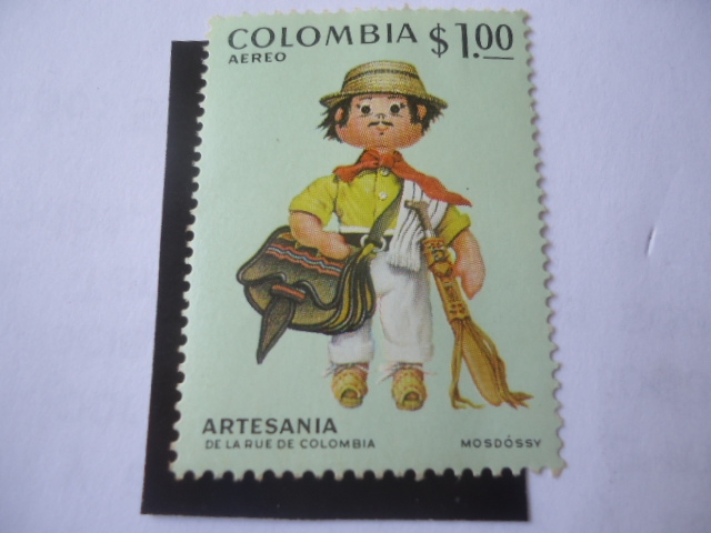 Artesanía - Artesanía Colombiana- Campesino Antioqueño. Dibujo de Mosdóssy.