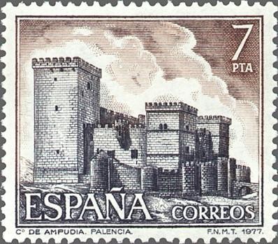 2421 - Serie turística - Castillo de Ampudia (Palencia)