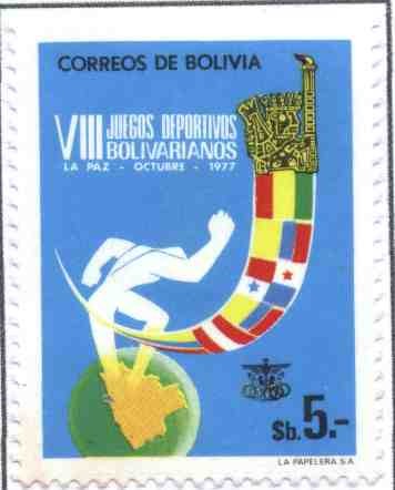 Homenaje a los VIII Juegos deportivos bolivarianos