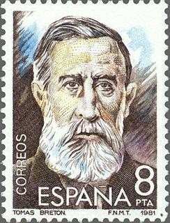 2655 - Maestros de la zarzuela - Tomás Bretón (1850-1923)