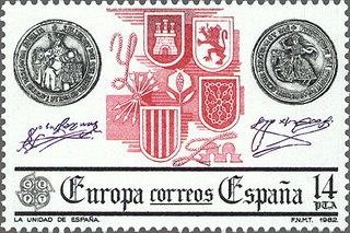 2657 - XXIII serie Europa - La unidad de España