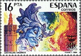 2745 - Grandes fiestas populares españolas - Las Fallas Valencia