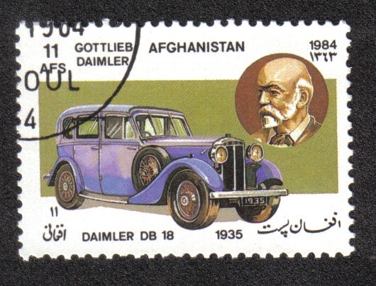 Automóviles, Daimler DB18 berlina (1935) y Gottlieb Daimler