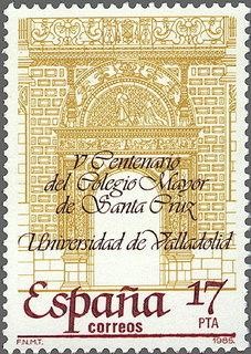 2780 - V Centenario del Colegio Mayor de Santa Cruz . Universidad de Valladolid