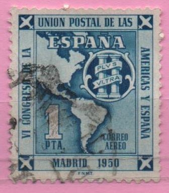 VI Congreso de la Union Postal de las Americas y España