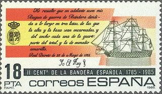 2791 - II Centenario de la Bandera Española