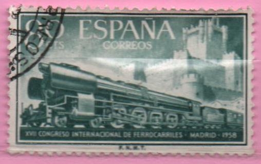 XVII Congreso internacional d´Ferrocarriles (Locomotora 242-F)