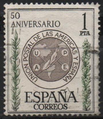 L aniversario d´l´Union Postal d´l´Americas y España