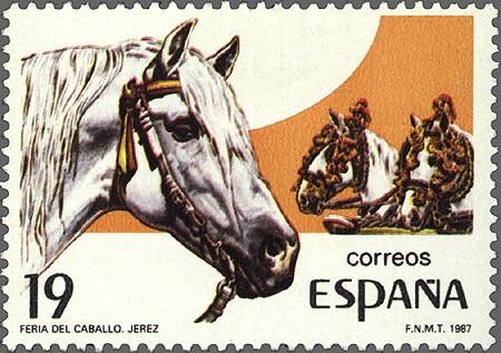 2898 - Grandes fiestas populares españolas - Feria del caballo de Jerez de la Frontera