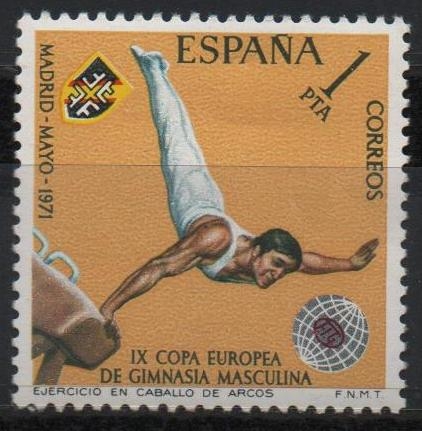 IX Campeonato europeo d´gimnasia masculina 