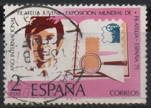 Exposicion Mundial d´Filatelia ESPAÑA 75 y año internacional d´l´filatelia juvenil