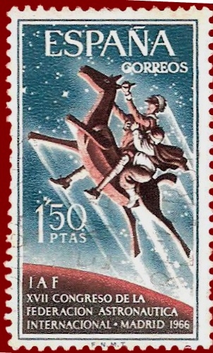 Edifil 1749 XVII Congreso Astronaútica 1966 1,50 NUEVO