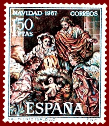 Edifil 1838 Navidad 1967 1,50 NUEVO