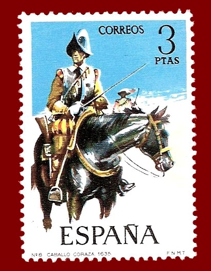 Edifil 2169 Caballo coraza 1635 3 NUEVO