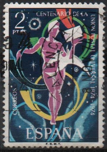 Centenario d´l´Union Postal Universal 