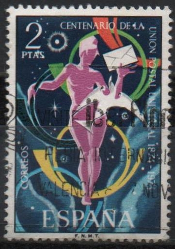 Centenario d´l´Union Postal Universal 