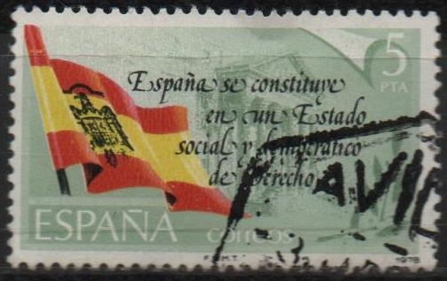 Proclamacion d´l´Contitucion Española