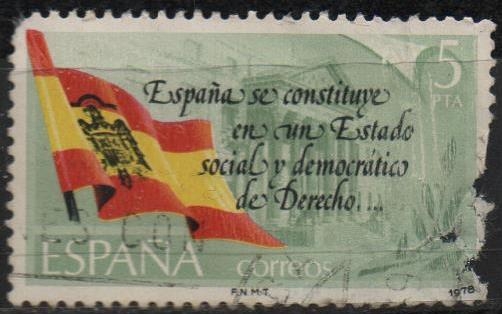 Proclamacion d´l´Contitucion Española