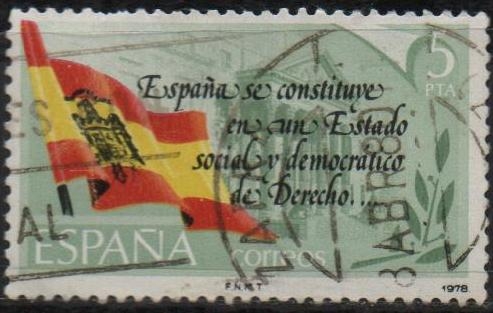 Proclamacion d´l´Contitucion Española