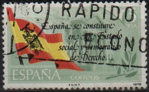 Proclamacion d´l´Contitucion Española