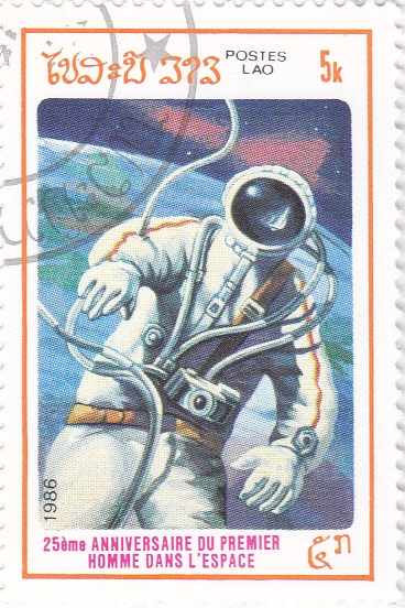 AERONAUTICA- 25 ANIV.1e HOMBRE EN EL ESPACIO