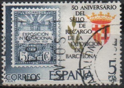 50º aniversario dl sello d´recargo d´l´Exposicion d´Barcelona