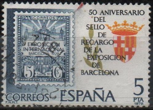 50º aniversario dl sello d´recargo d´l´Exposicion d´Barcelona