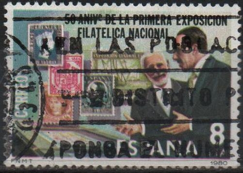 50 aniversario d´l´Primera Exposicion Filatelica Nacional 