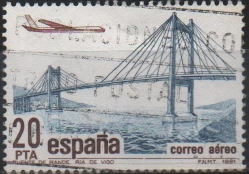 Correo Aereo, Puente d´Rande Sobre la ria d´Vigo