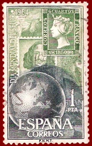 Edifil 1596 Día mundial del sello 1964 1