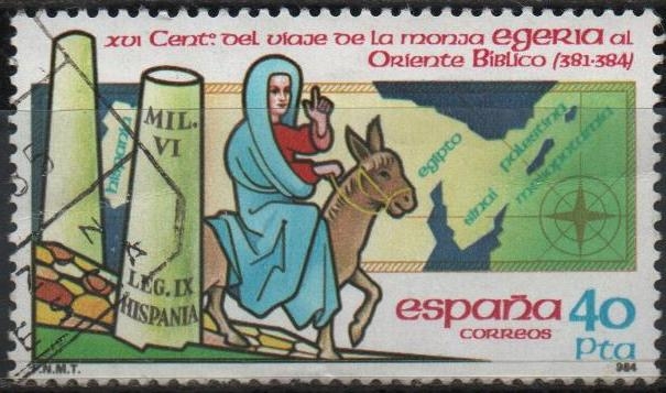 XVI Centenario dl´Viaje d´l´monja Egeria al Oriente Biblico