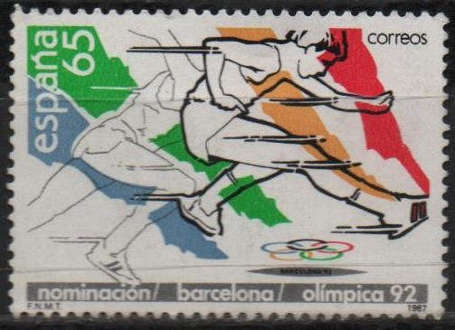 Nominacion d´Barcelonma como sede Olimpica 1992 