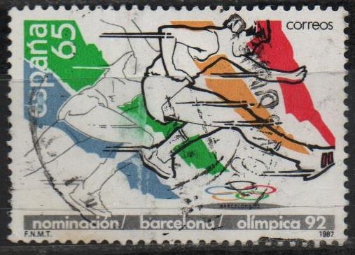 Nominacion d´Barcelonma como sede Olimpica 1992 