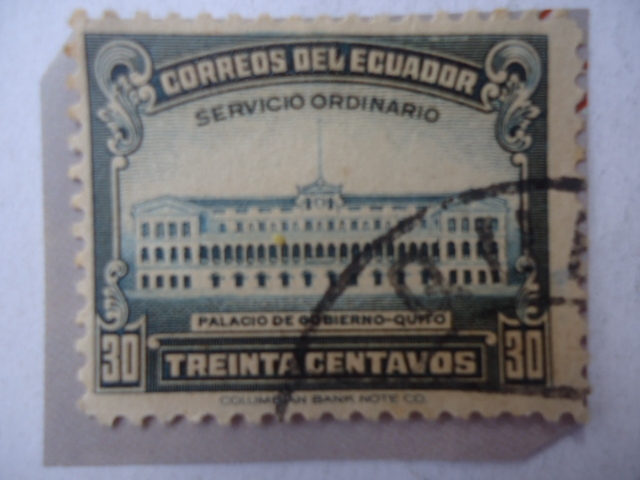 Palacio de Gobierno-Quito - Serie:1944.