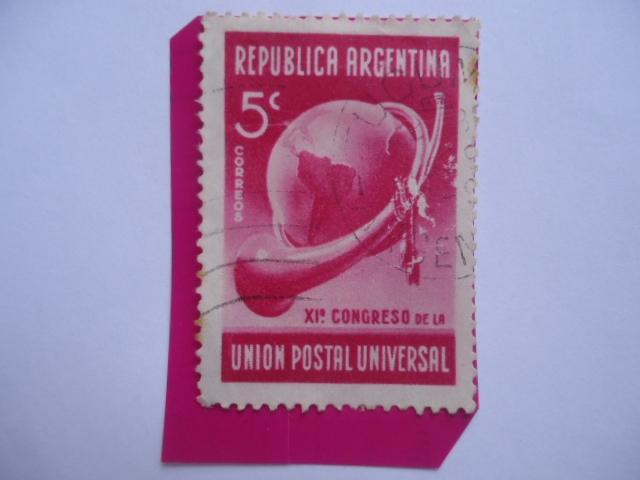 XI Congreso de la Unión Postal Universal - Emblema de la Representación UPU.