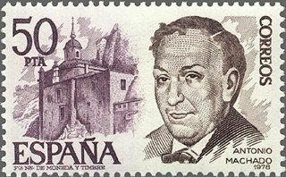 2459 - Personajes españoles - Antonio Machado (1875-1939)