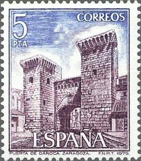 2527 - Paisajes y monumentos - Puerta de Daroca (Zaragoza)