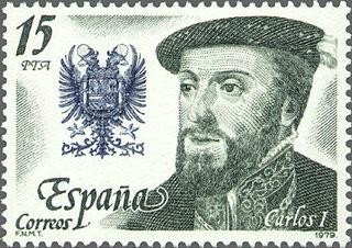 2552 - Reyes de España - Casa de Austria - Carlos I (1500-1558)