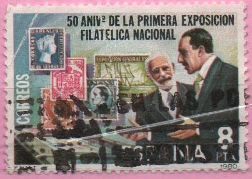 50 aniversario d´l´Primera Exposicion Filatelica Nacional 