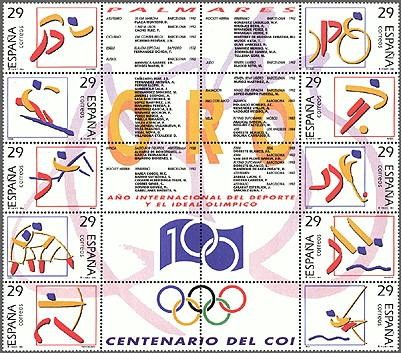 3325-3334 - Deportes. Olímpicos de Oro