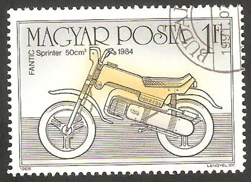 3016 - Motocicleta Fantic Sprinter de 50 cm3.