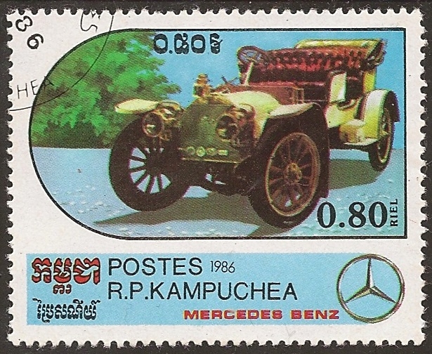 1986; Serie: Centenario del automóvil - modelos de Mercedes Benz