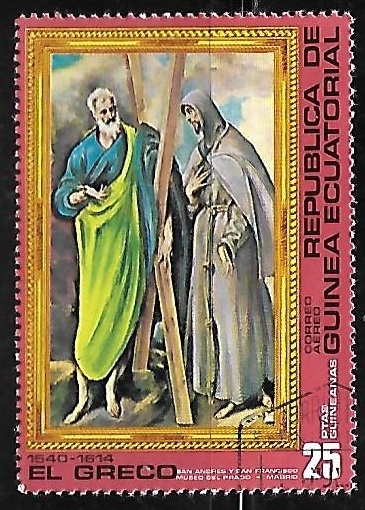 Pinturas - El greco St Andrew and St Francis