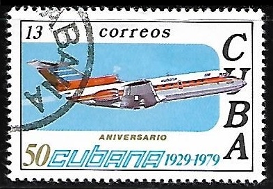 Aviones -50 Aniversario de la linea aérea cubana