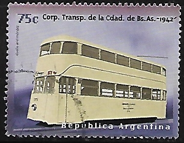 Tranvía: Corporación de Transporte dela Cd de Buenos Aires, 1942