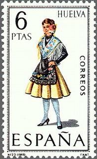 1849 - Trajes títpicos españoles - Huelva