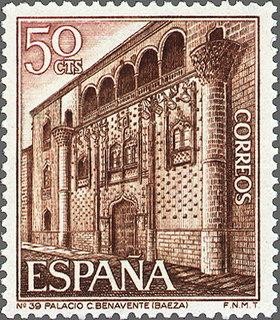 1875 - Serie turística - Palacio de Benavente, Baeza (Jaén)