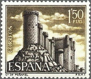 1882 - Castillos de España - Peñafiel (Valladolid)