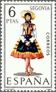 1955 - Trajes típicos españoles - Segovia