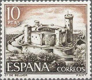 1981 - Castillos de España - Bellver (Mallorca)